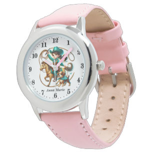 Cute cowgirl add name  watch