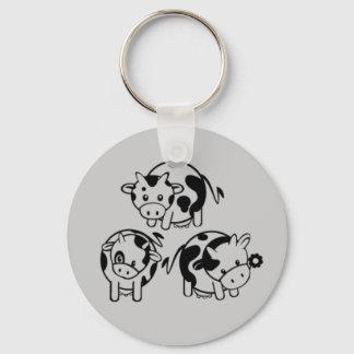 Cute Cows Keychain