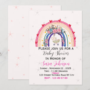 Cute & Cozy Baby Shower Invite for Mom-to-Be