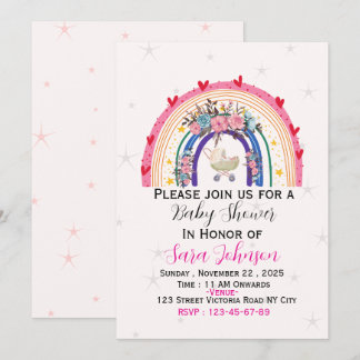 Cute & Cozy Baby Shower Invite for Mom-to-Be