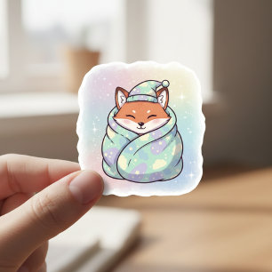 Cute Cozy Fox Stickers
