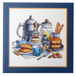 Cute cozy kitchen home business crafting tile