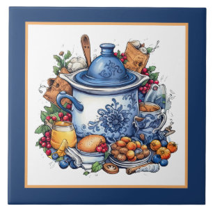 Cute cozy kitchen home business crafting  tile