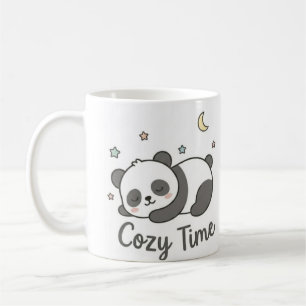 Cute Cozy Panda Coffee Mug Kawaii Sleeping Panda
