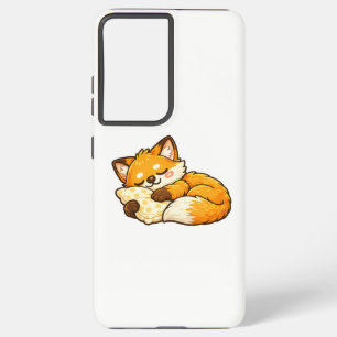 Cute Cozy Sleeping Fox Samsung Galaxy Case