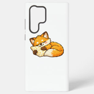 Cute Cozy Sleeping Fox Samsung Galaxy Case