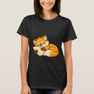 Cute Cozy Sleeping Fox T-Shirt