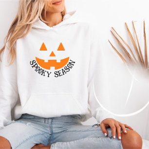 Cute & Cozy Spooky Season Pumpkin Halloween Hoodie