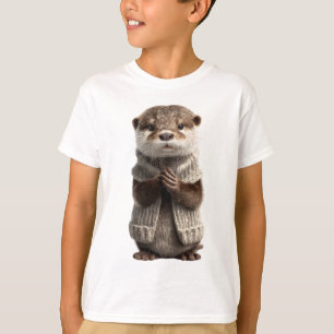 Cute Cozy Sweater Otter Kids