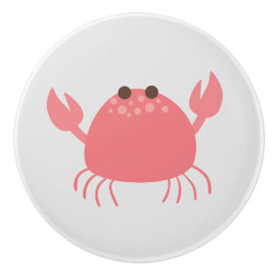 Cute Crab Ceramic Pull
