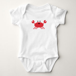 Cute Crab Nautical Ocean Anchor Sail Romper