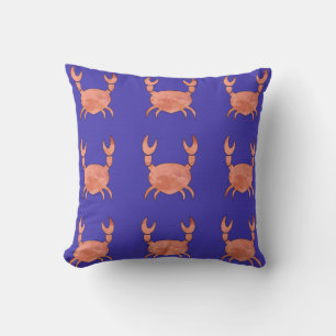 Cute Crab Throw Pillow