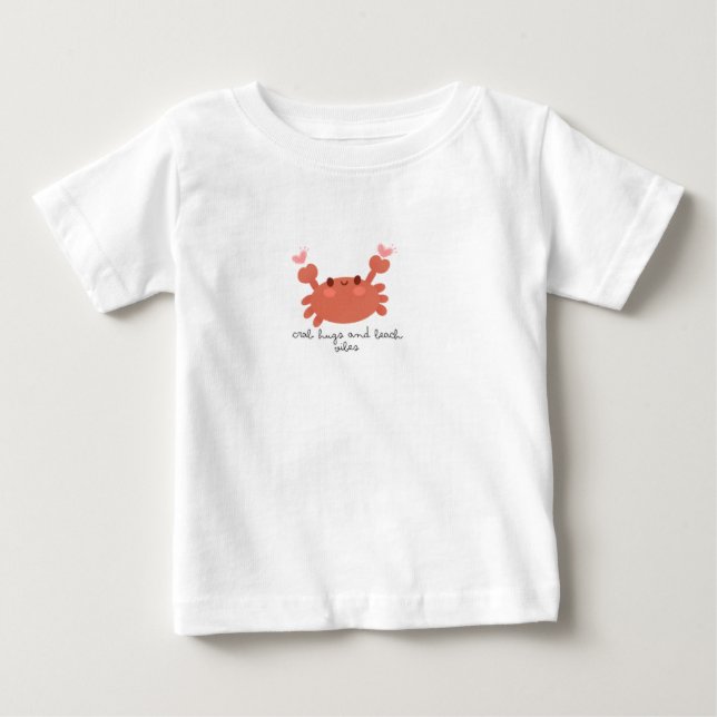 Cute crab tshirts  (Front)