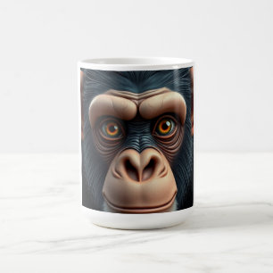 Cute Crazy Funny Chimpanzee  Coffee Mug