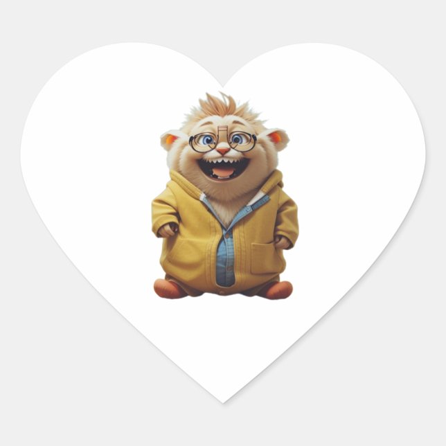 Cute creature sticker (Front)