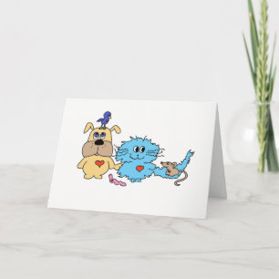Cute Creatures Notecard
