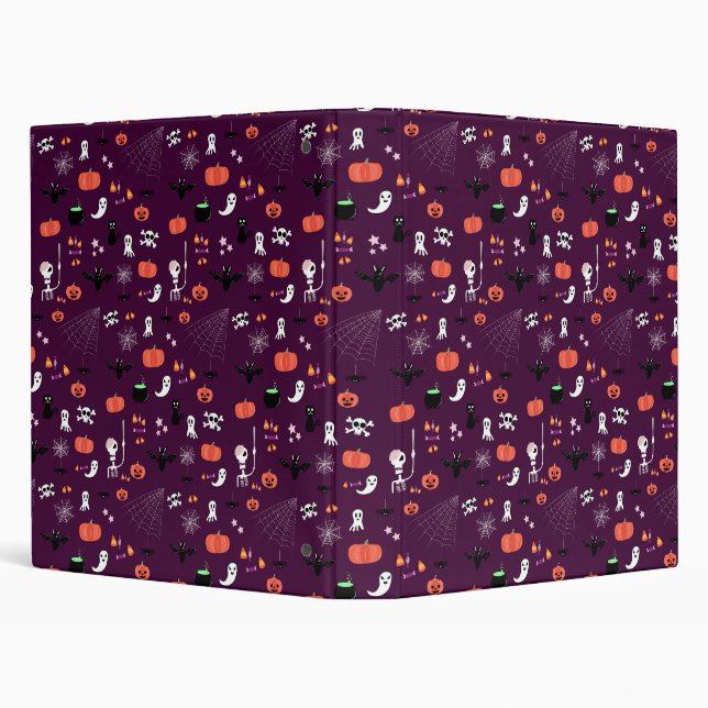 Cute Creepy Halloween Art Binder (Background)