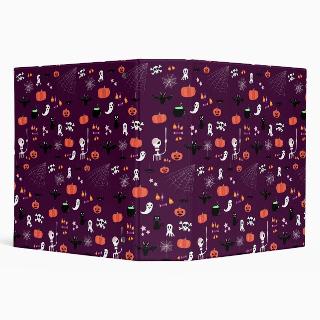 Cute Creepy Halloween Art Binder (Background)