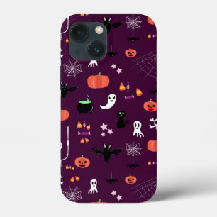 Cute Creepy Halloween Art iPhone 13 Mini Case