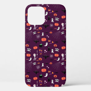 Cute Creepy Halloween Art iPhone 12 Case