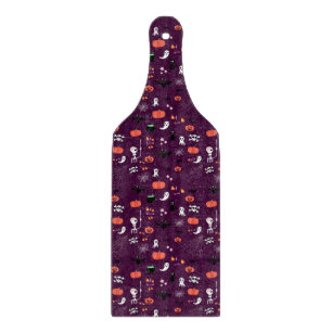 Cute Creepy Halloween Art Cutting Board