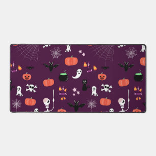 Cute Creepy Halloween Art Desk Mat