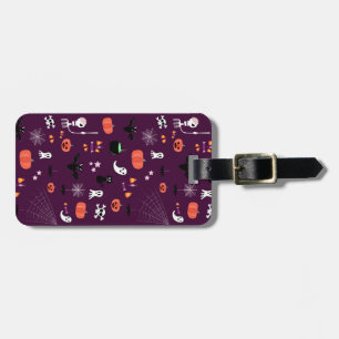 Cute Creepy Halloween Art Luggage Tag
