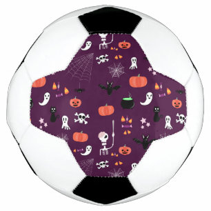 Cute Creepy Halloween Art Soccer Ball