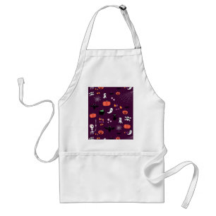 Cute Creepy Halloween Art Standard Apron