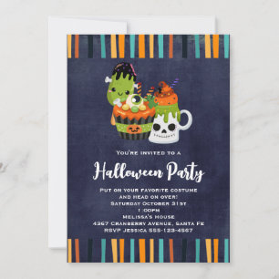 Cute & Creepy Halloween Party Invitation
