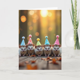 Cute Critters Birthday Card