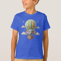 Cute Crochet Elephant in Hot Air Balloon Amigurumi