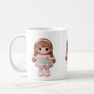 Cute Crochet Graphic Tee Gift for Crochet Lovers Coffee Mug