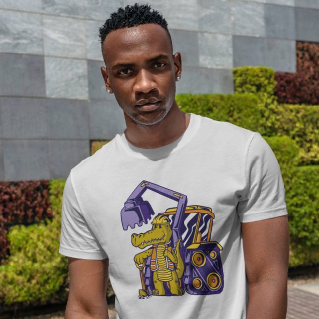 Cute Crocodile Worker T-Shirt (Creator Uploaded)
