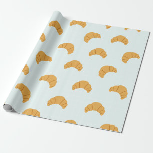 Cute Croissant Wrapping Paper