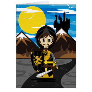 Cute Crusader Knight Card