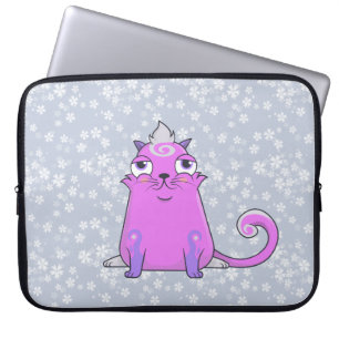 Cute cryptokitty Bella wants to play Laptop Sleeve