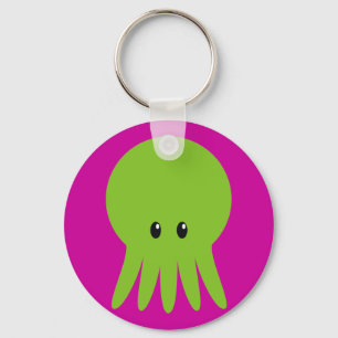 Cute Cthulhu Keychain
