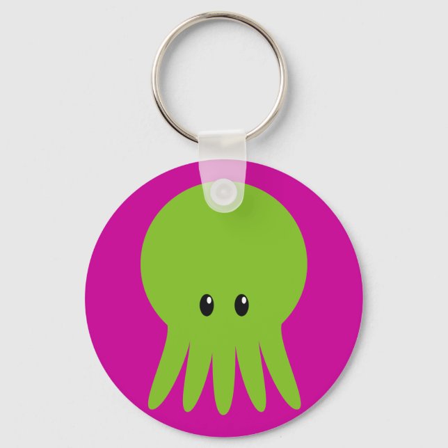 Cute Cthulhu Keychain (Front)