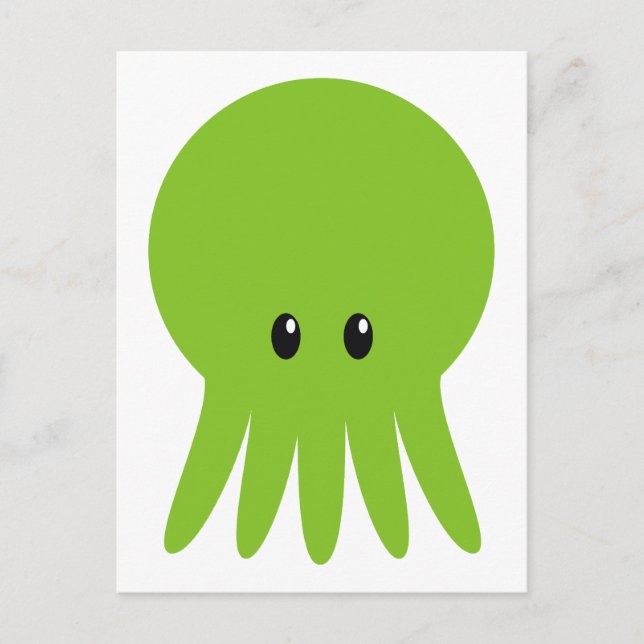 Cute Cthulhu Postcard (Front)
