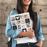 Cute Cube Personalized Photo Collage Keepsake Planner<br><div class="desc">Your personalized planner features an unforgettable design that's tailored to you, with blocks that can be changed to any colour. Add up to 15 photos and a simple text template of your choice, and your custom creation is ready. You can give the perfect gift for any occasion - for christmas,...</div>