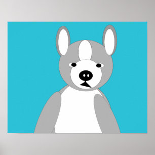Cute cuddly and Lovable Boston Terriers Poster