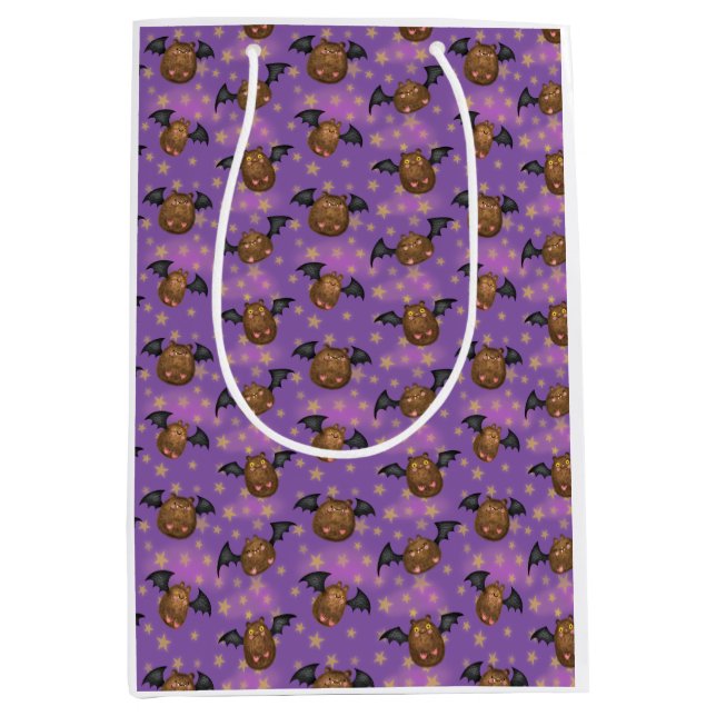 Cute cuddly bats gift bag (Front)