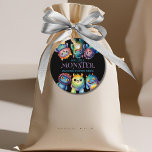 Cute Cuddly Colourful Little Monsters Kids Birthda Favour Tags<br><div class="desc">Transform your child's birthday into a whimsical adventure with the "Our Little Monster" Kids Birthday Design. This delightful theme features colourful, cute, and cuddly monsters that bring joy and excitement to any celebration. Perfect for parents seeking to create an unforgettable experience, this design is all about laughter, fun, and a...</div>