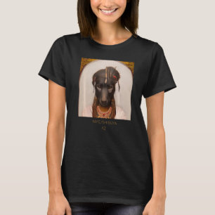 Cute cuddly  face portrait of an Ancient dog as Cl T-Shirt