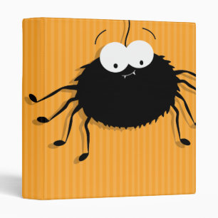 Cute Cuddly Halloween Spiders Binder 1.0"