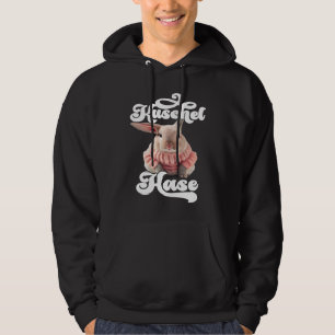 Cute cuddly rabbit retro rabbit mum ski rabbit win hoodie