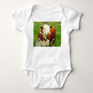 Cute Cuddy Cow 4Billy Baby Bodysuit