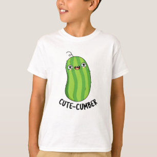 Cute-cumber Cute Cucumber Pun T-Shirt
