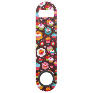 Cute Cup Cake Pattern Bar Key